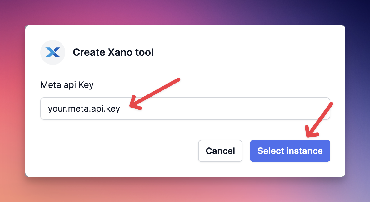 Xano reconnect step 2.2